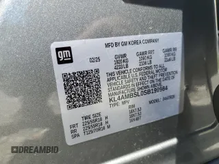 2025 Buick Encore GX Preferred с VIN KL4AMBSL0SB199984, выставлен на аукционе Copart как лот 58047645 с пробегом 1 568 миль миль и Чистый • Clean title. История ставок и продаж доступна на DreamBid. Изображение 13.