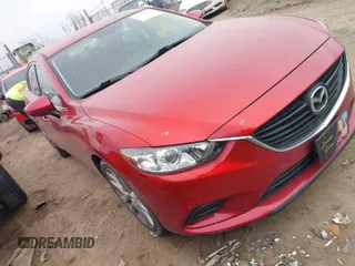 2016 Mazda Mazda6 i Touring with VIN JM1GJ1V58G1483277, listed as a IAAI auction lot 41724496 with 80,569 mi miles. Bid and sale history available at carsss.com. Image 1.