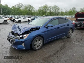 2020 Hyundai Elantra SEL z VIN 5NPD84LF0LH581475, wystawiony jako Copart lot #56905125 z przebiegiem 59 108 mil mil oraz Szkoda całkowita • Salvage title. Historia ofert i sprzedaży dostępna na DreamBid. Obrazek 1.