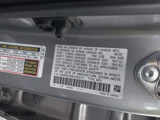 2020 Honda CR-V EX with VIN 2HKRW1H58LH423721, listed as a IAAI auction lot 41781203 with 82,453 mi miles. Bid and sale history available at carsss.com. Image 9.