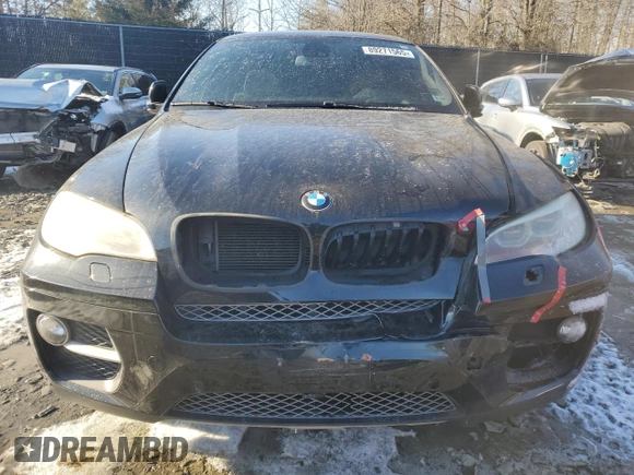 2014 BMW X6 xDrive35i with VIN 5UXFG2C56E0C44222, listed as a Copart auction lot 89271565 with 104,740 mi miles and Salvage Title. Bid and sale history available at carsss.com. Image 5.