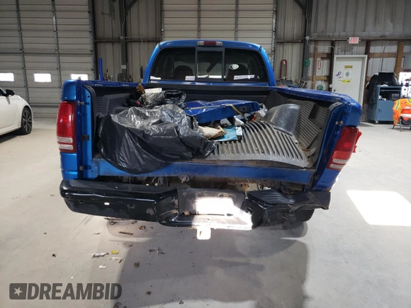 2001 Dodge Dakota Sport with VIN 1B7GG22N51S186848, listed as a Copart auction lot 50710615 with 209,517 mi miles and Salvage Title. Bid and sale history available at carsss.com. Image 6.