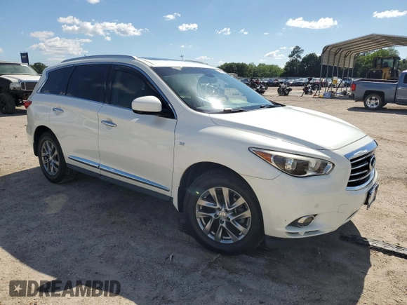 2015 Infiniti QX60 z VIN 5N1AL0MM5FC542030, wystawiony jako Copart lot #56433615 z przebiegiem 77 163 mil mil oraz Szkoda całkowita • Salvage title. Historia ofert i sprzedaży dostępna na DreamBid. Obrazek 4.