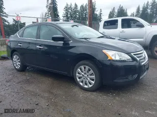 2015 Nissan Sentra SR with VIN 3N1AB7AP4FY340238, listed as a IAAI auction lot 41928077 with 155,591 mi miles. Bid and sale history available at carsss.com. Image 1.