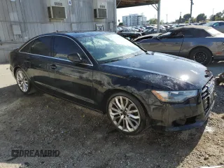 2012 Audi A6 Premium Plus with VIN WAUDFAFC3CN147618, listed as a Copart auction lot 57061605 with 164,310 mi miles and Clean title. Bid and sale history available at DreamBid. Image 4.