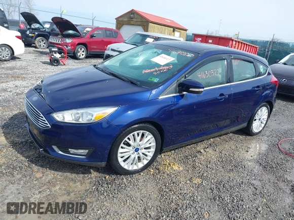 2017 Ford Focus Titanium with VIN 1FADP3N25HL272276, listed as a IAAI auction lot 41630327 with 110,899 mi miles and . Bid and sale history available at DreamBid. Image 2.