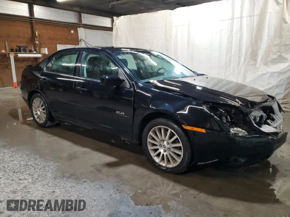 2008 Mercury Milan with VIN 3MEHM07Z48R656532, listed as a Copart auction lot 52419735 with 129,613 mi miles and Salvage title. Bid and sale history available at DreamBid. Image 4.
