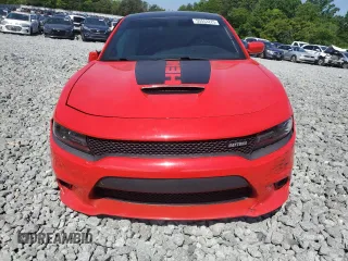 2021 Dodge Charger R/T with VIN 2C3CDXCT0MH553169, listed as a Copart auction lot 55553225 with 90,696 mi miles and Salvage title. Bid and sale history available at DreamBid. Image 5.
