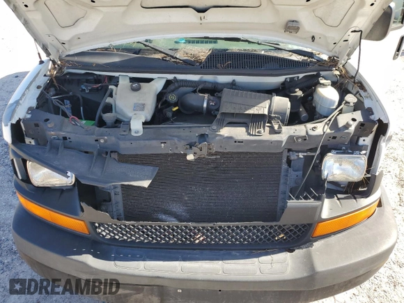 2010 Chevrolet Express Cargo Van with VIN 1GCUGADX4A1120633, listed as a Copart auction lot 87251264 with 254,421 mi miles and Clean Title. Bid and sale history available at carsss.com. Image 12.