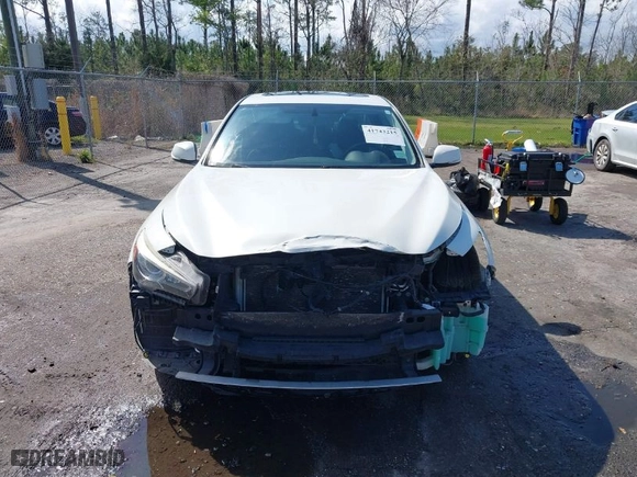 2015 Infiniti Q50 Premium with VIN JN1BV7APXFM331963, listed as a IAAI auction lot 41743215 with 142,489 mi miles. Bid and sale history available at carsss.com. Image 13.