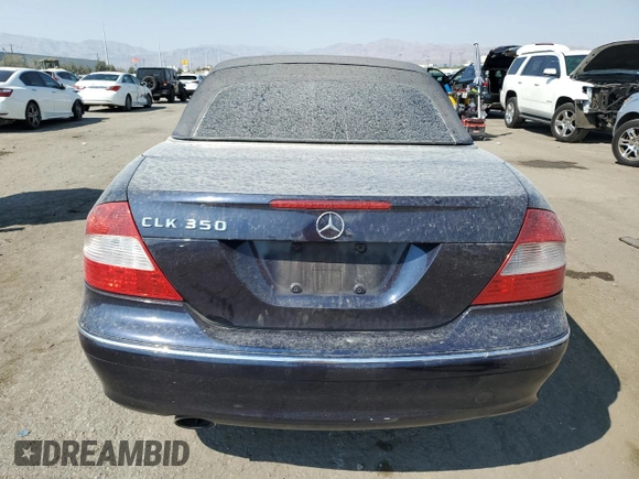 2006 Mercedes-Benz CLK-Class 3.5L with VIN WDBTK56G66T068124, listed as a Copart auction lot 70804604 with 205,892 mi miles and Salvage Title. Bid and sale history available at carsss.com. Image 6.