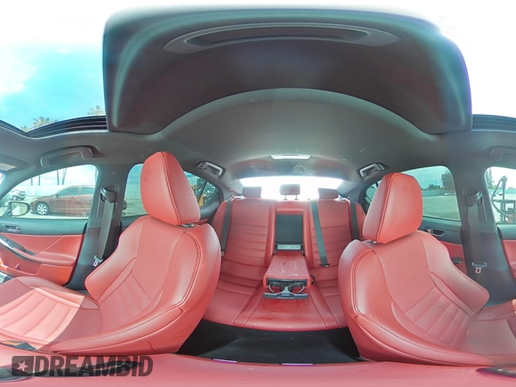 2024 Lexus IS 350 F Sport with VIN JTHGZ1B29R5073827, listed as a Copart auction lot 55848125 with 10,455 mi miles and Salvage title. Bid and sale history available at DreamBid. Image 14.