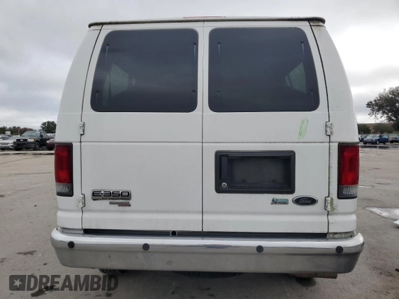 2011 Ford Econoline Passenger XL with VIN 1FBNE3BL1BDA61390, listed as a Copart auction lot 85365364 with 163,174 mi miles and Salvage Title. Bid and sale history available at carsss.com. Image 6.