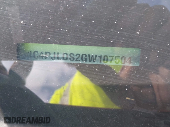 2016 Jeep Cherokee Limited с VIN 1C4PJLDS2GW107504, выставлен на аукционе IAAI как лот 42428505 с пробегом 124 964 миль миль и . История ставок и продаж доступна на DreamBid. Изображение 9.