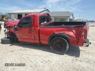 2005 Dodge 1500 SLT with VIN 1D7HU16N35J635897, listed as a Copart auction lot 53856695 with 154,796 mi miles and Salvage Title. Bid and sale history available at DreamBid. Image 2.