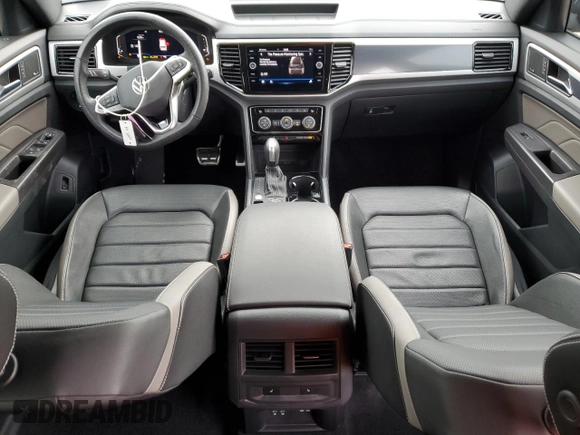 2023 Volkswagen Atlas SEL Premium R-Line z VIN 1V2FE2CA7PC224093, wystawiony jako Copart lot #59274104 z przebiegiem 6 716 mil mil oraz Czysty tytuł • Clean title. Historia ofert i sprzedaży dostępna na DreamBid. Obrazek 8.