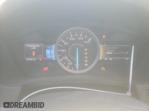 2015 Ford Explorer Limited with VIN 1FM5K7F80FGA24557, listed as a Copart auction lot 48135865 with 183,794 mi miles and Salvage Title. Bid and sale history available at carsss.com. Image 9.