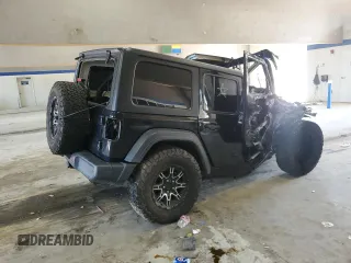 2021 Jeep Wrangler Unlimited Willys with VIN 1C4HJXDM3MW547787, listed as a Copart auction lot 55132965 with Not provided miles and Salvage title. Bid and sale history available at DreamBid. Image 3.