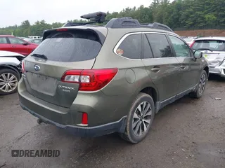 2015 Subaru Outback Limited with VIN 4S4BSENC6F3317707, listed as a IAAI auction lot 42514466 with 108,099 mi miles and . Bid and sale history available at DreamBid. Image 4.
