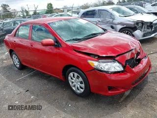 2009 Toyota Corolla with VIN 2T1BU40E09C170961, listed as a IAAI auction lot 42033860 with 192,899 mi miles and . Bid and sale history available at DreamBid. Image 1.