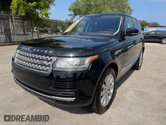 2016 Land Rover Range Rover HSE with VIN SALGS2PF4GA287533, listed as a Copart auction lot 61972305 with 69,081 mi miles and Salvage title. Bid and sale history available at DreamBid. Image 1.