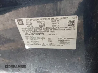 2016 Chevrolet Equinox LS with VIN 2GNALBEKXG1143996, listed as a IAAI auction lot 41707193 with 113,287 mi miles and . Bid and sale history available at carsss.com. Image 9.