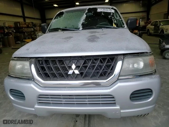 2002 Mitsubishi Montero Sport XLS with VIN JA4MT31R42P007058, listed as a Copart auction lot 41394415 with 0 miles and Salvage Title. Bid and sale history available at carsss.com. Image 14.