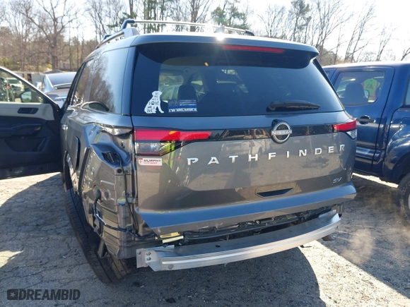 2024 Nissan Pathfinder SV with VIN 5N1DR3BA0RC228960, listed as a IAAI auction lot 41785511 with 18,498 mi miles. Bid and sale history available at carsss.com. Image 17.