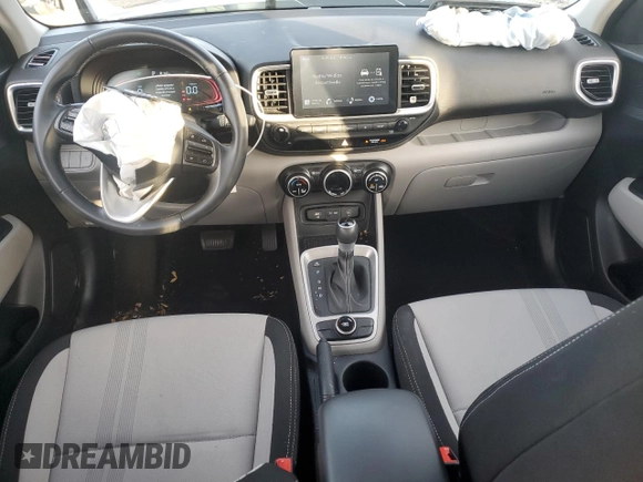 2023 Hyundai Venue SEL with VIN KMHRC8A35PU218357, listed as a Copart auction lot 77599524 with 27,102 mi miles and Salvage title. Bid and sale history available at DreamBid. Image 8.