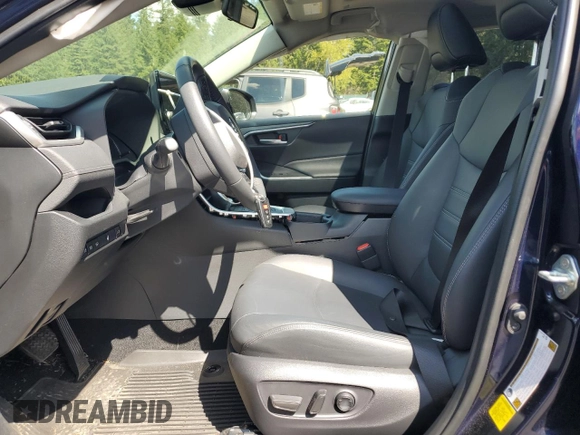 2024 Toyota RAV4 Hybrid XLE Premium with VIN JTMB6RFV7RD129471, listed as a Copart auction lot 53905745 with 8,869 mi miles and Salvage Title. Bid and sale history available at carsss.com. Image 7.