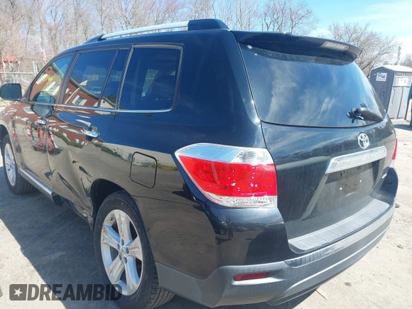 2012 Toyota Highlander Limited with VIN 5TDDK3EH4CS129226, listed as a IAAI auction lot 42024466 with 84,581 mi miles and . Bid and sale history available at DreamBid. Image 3.