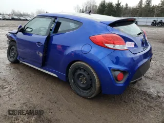 2013 Hyundai Veloster Turbo z VIN KMHTC6AEXDU134283, wystawiony jako Copart lot #39048284 z przebiegiem 97 988 mil mil oraz Szkoda całkowita • Salvage title. Historia ofert i sprzedaży dostępna na DreamBid. Obrazek 2.