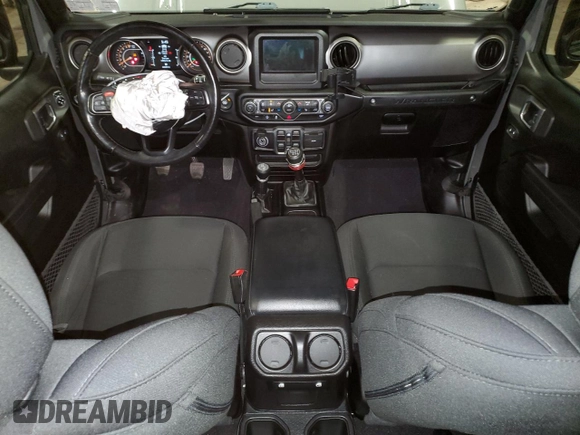 2020 Jeep Wrangler Unlimited Willys with VIN 1C4HJXDG3LW166868, listed as a Copart auction lot 84815154 with 66,640 mi miles and Salvage title. Bid and sale history available at DreamBid. Image 8.