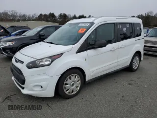 2015 Ford Transit Connect XLT with VIN NM0AE8F77F1202312, listed as a Copart auction lot 87724125 with 100,463 mi miles and Salvage title. Bid and sale history available at DreamBid. Image 1.