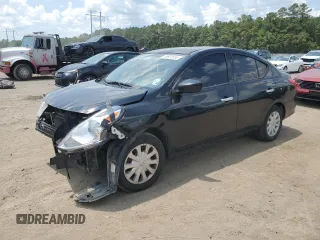 2019 Nissan Versa SV with VIN 3N1CN7AP1KL805470, listed as a Copart auction lot 59970915 with 142,470 mi miles and Salvage title. Bid and sale history available at DreamBid. Image 1.