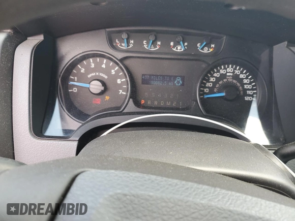 2013 Ford F-150 XL with VIN 1FTFX1EF9DFD95341, listed as a Copart auction lot 44060195 with 180,082 mi miles and Salvage Title. Bid and sale history available at carsss.com. Image 9.