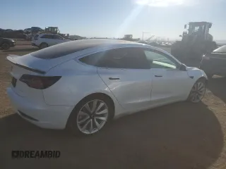 2020 Tesla Model 3 Long Range with VIN 5YJ3E1EB7LF621773, listed as a Copart auction lot 47362535 with 61,682 mi miles and Salvage Title. Bid and sale history available at carsss.com. Image 3.