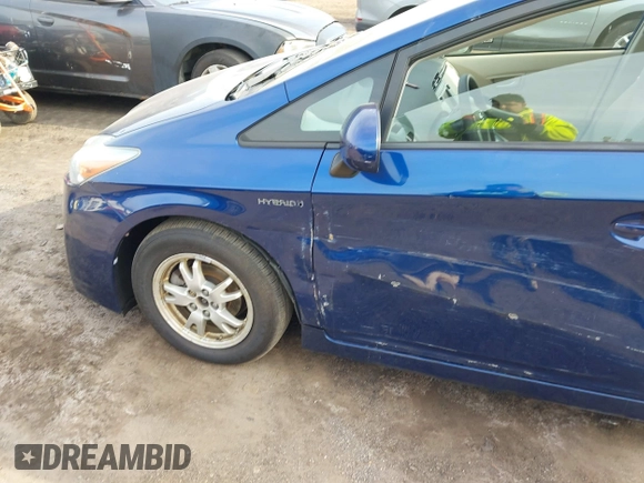 2011 Toyota Prius I with VIN JTDKN3DU1B1449984, listed as a IAAI auction lot 41741870 with 166,367 mi miles and . Bid and sale history available at DreamBid. Image 17.