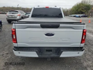 2022 Ford F-150 XL with VIN 1FTMF1C57NKE48891, listed as a Copart auction lot 51837445 with 17,285 mi miles and Salvage title. Bid and sale history available at DreamBid. Image 6.
