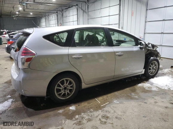 2017 Toyota Prius v Two with VIN JTDZN3EU3HJ064707, listed as a Copart auction lot 44502635 with 126,674 mi miles and Salvage Title. Bid and sale history available at carsss.com. Image 3.