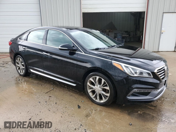 2015 Hyundai Sonata Sport with VIN 5NPE34AB7FH117090, listed as a Copart auction lot 55347845 with 131,090 mi miles and Clean Title. Bid and sale history available at carsss.com. Image 4.