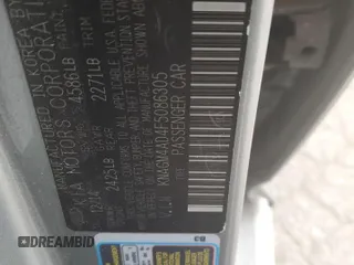 2015 Kia Optima z VIN KNAGM4AD4F5086305, wystawiony jako Copart lot #50992664 z przebiegiem 107 386 mil mil oraz Szkoda całkowita • Salvage title. Historia ofert i sprzedaży dostępna na DreamBid. Obrazek 12.