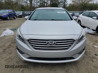 2015 Hyundai Sonata SE with VIN 5NPE24AF8FH154719, listed as a Copart auction lot 52802045 with 106,257 mi miles and Salvage Title. Bid and sale history available at DreamBid. Image 5.