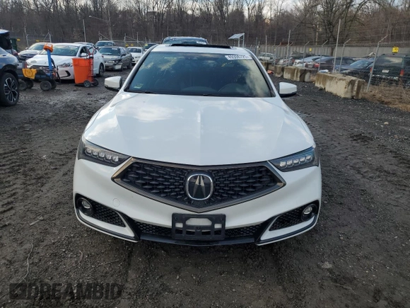 2020 Acura TLX w/A-Spec Pkg with VIN 19UUB1F62LA012955, listed as a Copart auction lot 49306725 with 54,003 mi miles and Salvage title. Bid and sale history available at DreamBid. Image 5.