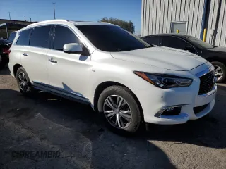 2016 Infiniti QX60 with VIN 5N1AL0MN2GC531738, listed as a Copart auction lot 43287585 with 77,626 mi miles and Salvage Title. Bid and sale history available at carsss.com. Image 4.