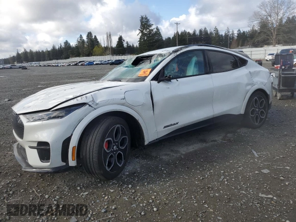 2021 Ford Mustang Mach-E GT z VIN 3FMTK4SE2MME01250, wystawiony jako Copart lot #52776615 z przebiegiem 34 370 mil mil oraz Szkoda całkowita • Salvage title. Historia ofert i sprzedaży dostępna na DreamBid. Obrazek 1.