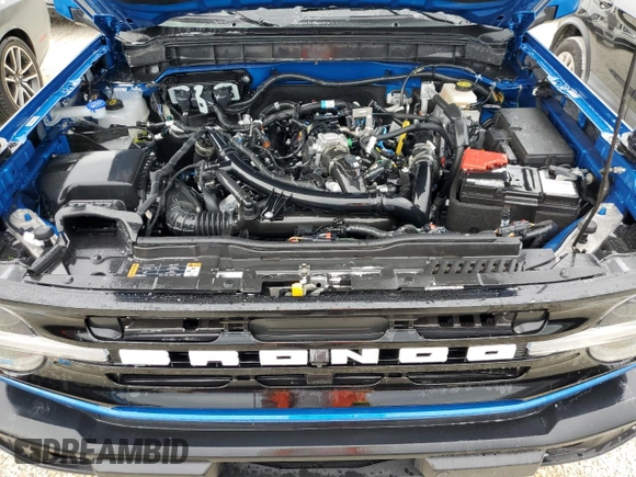 2024 Ford Bronco Outer Banks with VIN 1FMEE8BP3RLA33498, listed as a Copart auction lot 76274724 with 2,972 mi miles and Salvage Title. Bid and sale history available at DreamBid. Image 12.