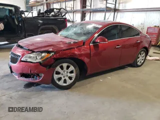 2014 Buick Regal Premium I с VIN 2G4GM5ER6E9167057, выставлен на аукционе Copart как лот 56626724 с пробегом Не указан миль и Списание • Salvage title. История ставок и продаж доступна на DreamBid. Изображение 1.