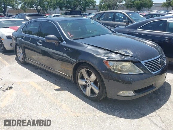 2008 Lexus LS 460 L with VIN JTHGL46F385031829, listed as a IAAI auction lot 42219797 with 162,332 mi miles and . Bid and sale history available at DreamBid. Image 1.