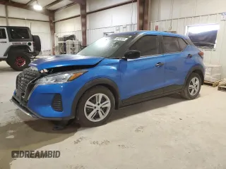 2023 Nissan Kicks S with VIN 3N1CP5BV6PL554416, listed as a Copart auction lot 46093025 with 22,733 mi miles and Salvage Title. Bid and sale history available at carsss.com. Image 1.